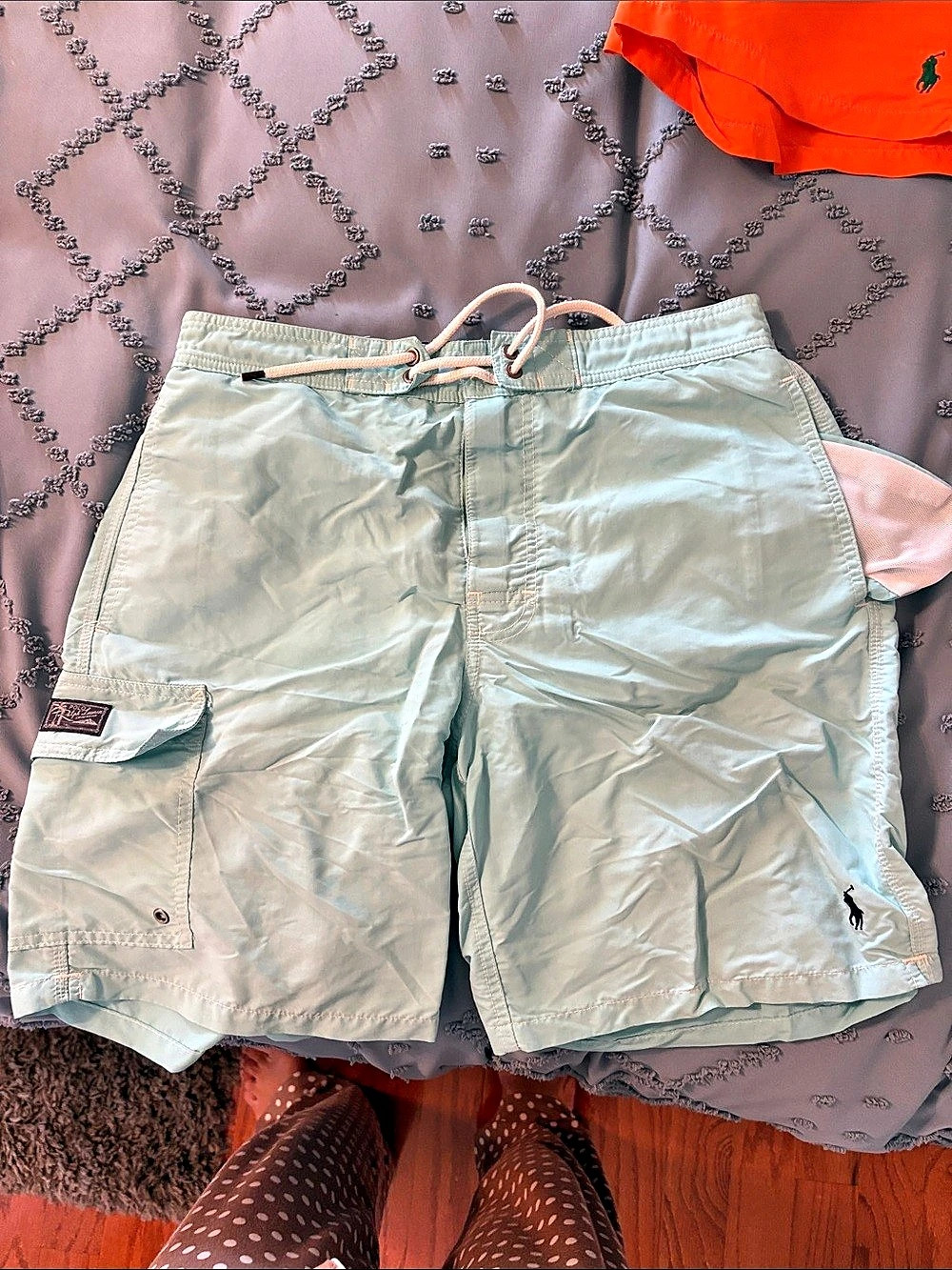 Polo Ralph Lauren Swim Trunks aqua Size Small